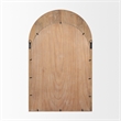 Mercana Celeste Light Brown Wood Medium Arched Mirror