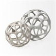 Mercana Spiro 6L X 6W Off White/Gray Hollow Decorative Orb