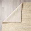 Mercana Milo 8X10 Handwoven Hemp Area Rug in Natural Golden Hue Yellow