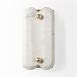 Mercana Stein 5L X 6W Gold W/ White Marble Shade Wall Sconce