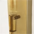 Mercana Stein 5L X 6W Gold W/ White Marble Shade Wall Sconce