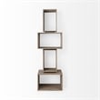 Mercana Simul Light Brown Wood Modular Shelving Unit (Set Of 2)