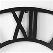 Mercana Stoke 42L X 2.0W X 42H Black Iron Round Wall Clock