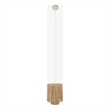 Mercana Aviario Natural Cane Cylindrical Pendant Light in Beige