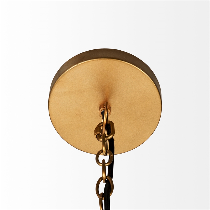 Mercana Campanile 16.0L X 16.0W X 27.0H Brown Whicker Pendant Light