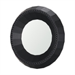 Mercana Ranela Black Beaded Wooden Wall Mirror