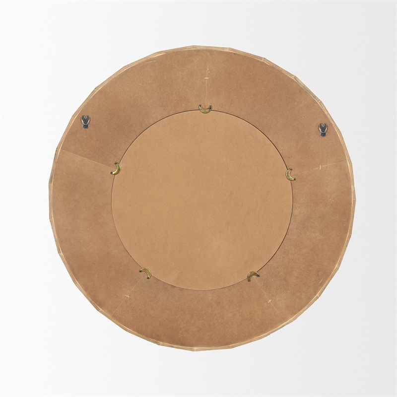 Mercana Ranela Black Beaded Wooden Wall Mirror