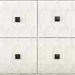 Mercana Savannah White Fir Veneer W/ Gray Metal 6-Drawer Sideboard