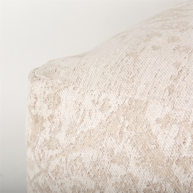 Mercana Khloe Large Cream Pouf