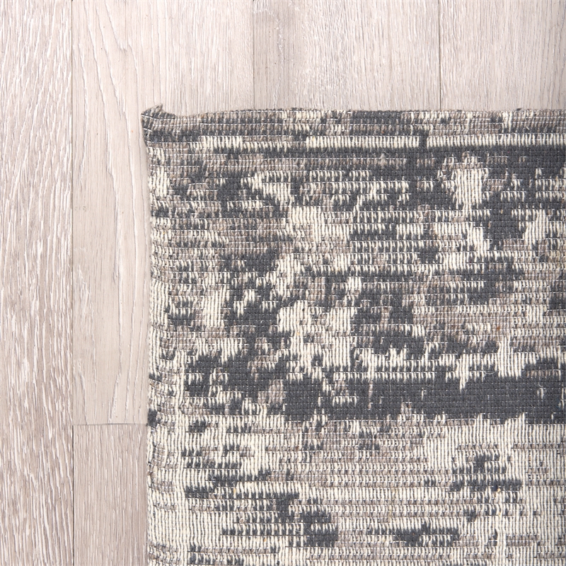 Mercana Greyson 8 X 10 Gray Wool And Polyester Area Rug in Gray