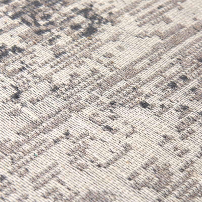 Mercana Greyson 8 X 10 Gray Wool And Polyester Area Rug in Gray