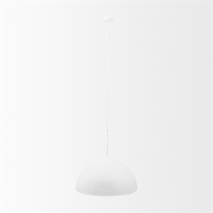 Mercana Juniper 36&quot Round White Dome Pendant Light