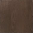 Faye Medium Brown Wood Antique Nickel Finished Metal Base C Side Table