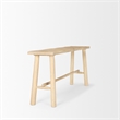 Sekou Light Brown Wooden Craftsman Console Table