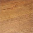 Mitchell Black Metal Pedetal Base with Brown Wood Top Side Table