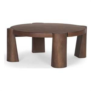 Mercana Furniture and Decor Tammar Round Wood w/ Tapered Legs Coffee Table