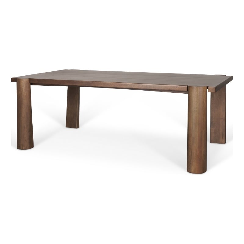 Mercana Tammar Rectangular Brown Wood w/Tapered Legs Dining Table