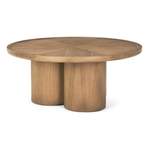 Tavi Medium Brown Round Coffee Table