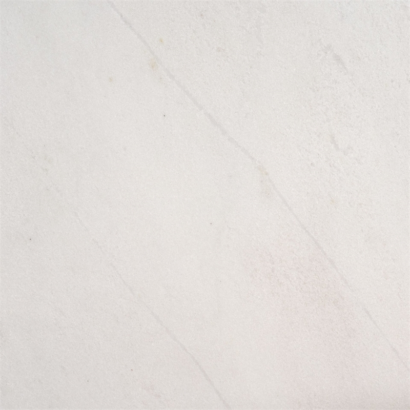 Mercana Matteo Solid White Marble Square Side Table