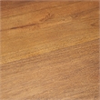 Mitchell Black Metal Pedestal Base Brown Wood Top Dining Table