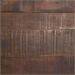 Wilton Brown Wood w/ 12 Black Metal Drawers Coffee Table