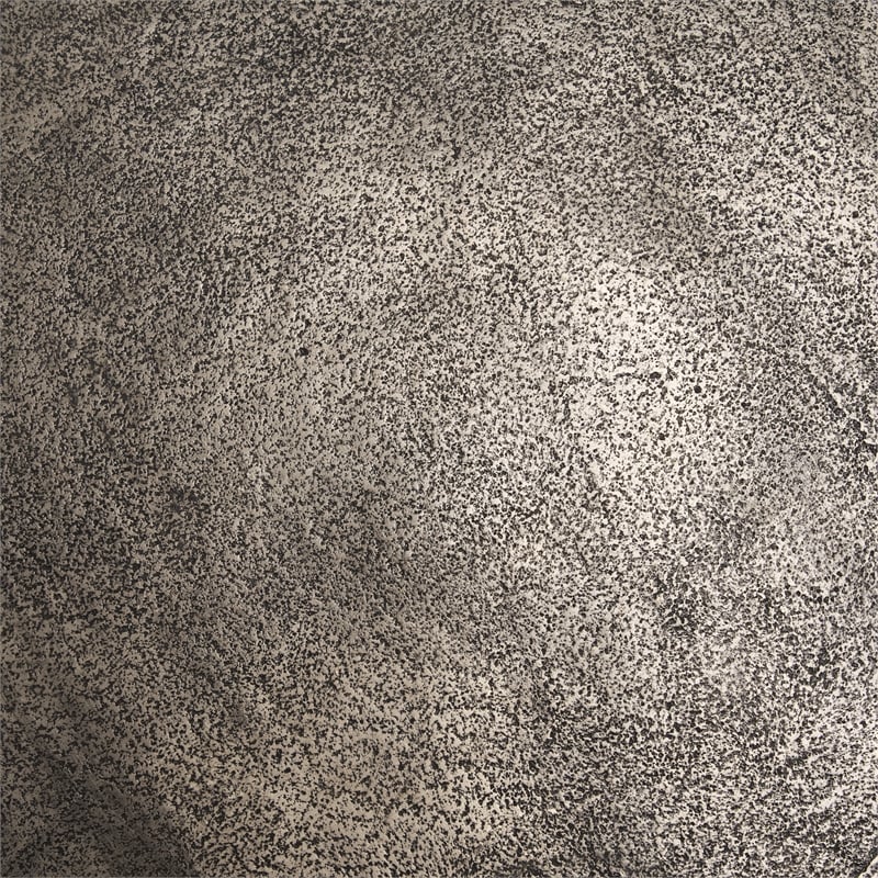 Randy Textured Silver Nickel Cast Aluminum Metal Accent Table