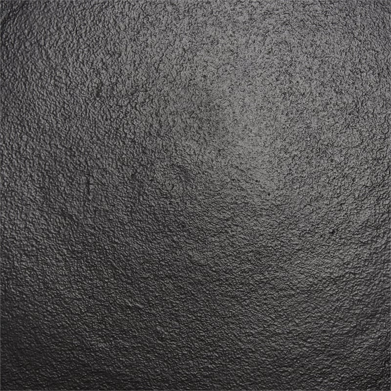 Sobi Textured Matte Black Round Metal Accent Table