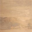 June Light Brown Wood w/ Fluting Square Coffee Table