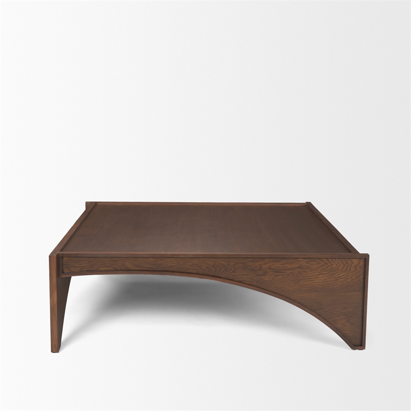 Mercana Furniture Laraya Wood Coffee Table in Medium Brown