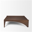 Mercana Furniture Laraya Wood Coffee Table in Medium Brown