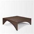 Mercana Furniture Laraya Wood Coffee Table in Medium Brown