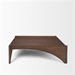 Mercana Furniture Laraya Wood Coffee Table in Medium Brown