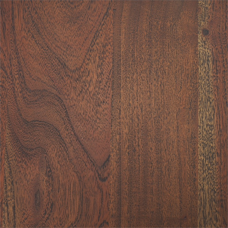 Mercana Sonel Pedestal Medium Dark Brown Acacia Wood Foyer Table
