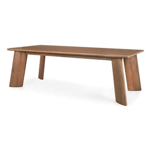 Jonan Brown Solid Mango Wood Rectangular Dining Table