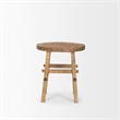 Rosie Small Brown Wood End Table
