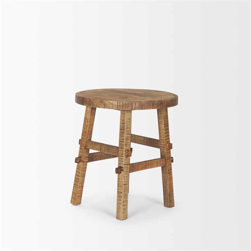 Rosie Small Brown Wood End Table