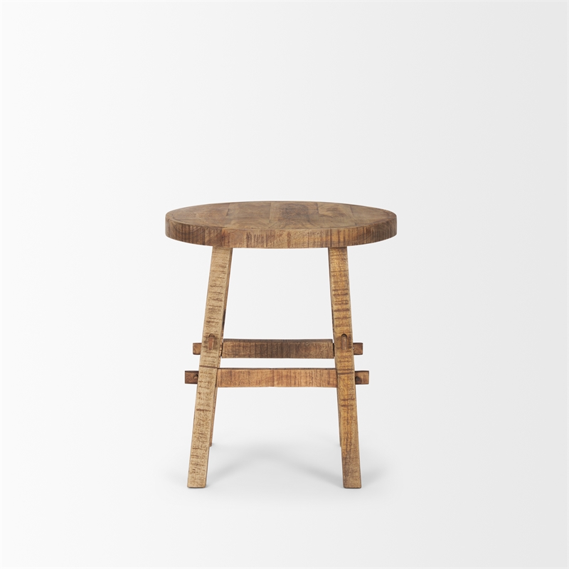 Rosie Small Brown Wood End Table