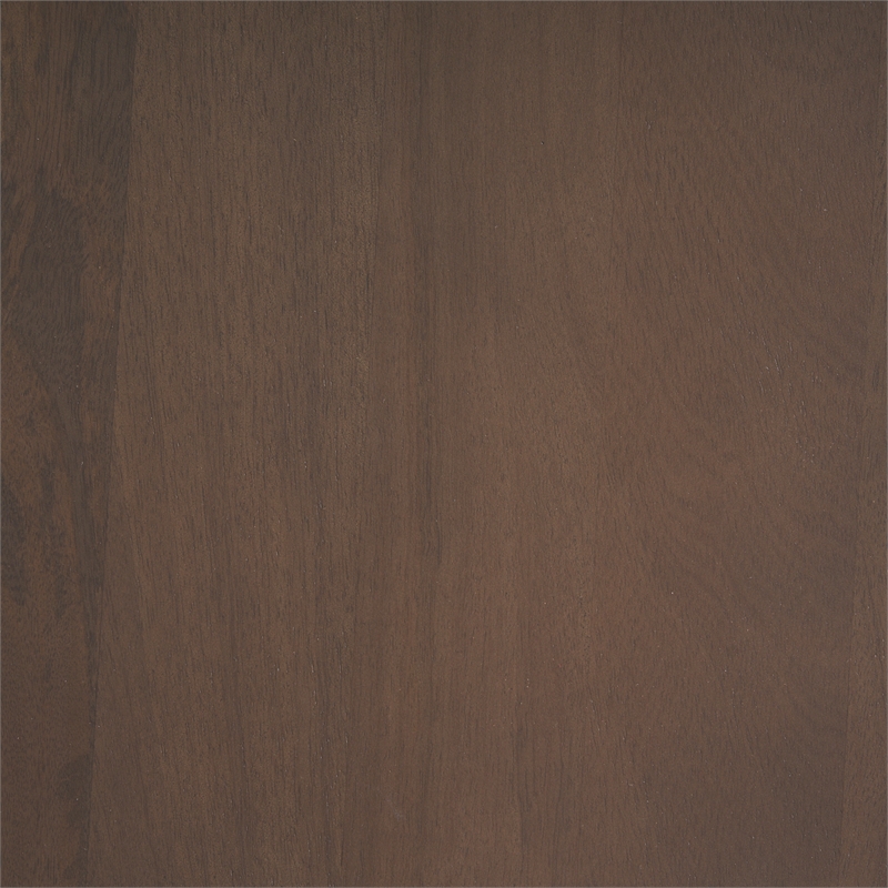 Shima Round Dark Brown Wood W/Arched Legs Coffee Table