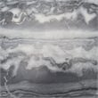 Mercana Taite Solid Dark Gray Marble Pedestal Accent Table