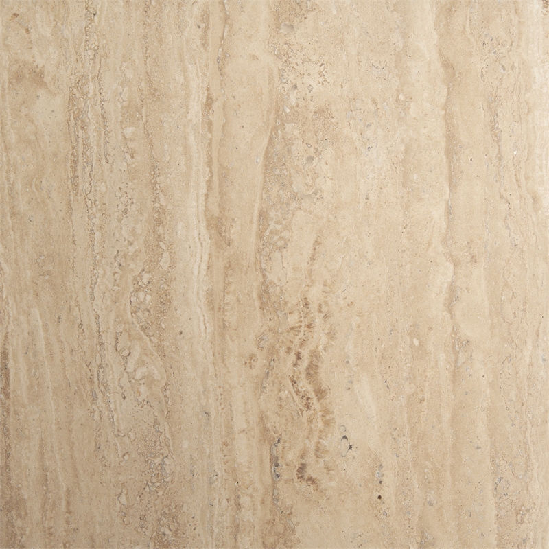 Wade Travertine Marble w/ Matte Black Metal Coffee Tables