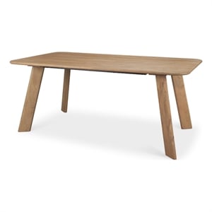 Welborn 72&quot Light Brown Wood Rectangular Dining Table