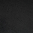Mercana Sonel Matte Black Wood Pedestal Foyer Table