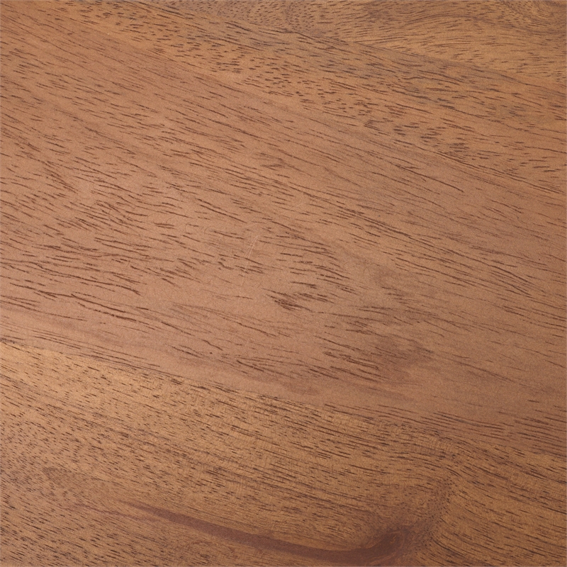 Hisako Mid Brown Open Round Accent Table