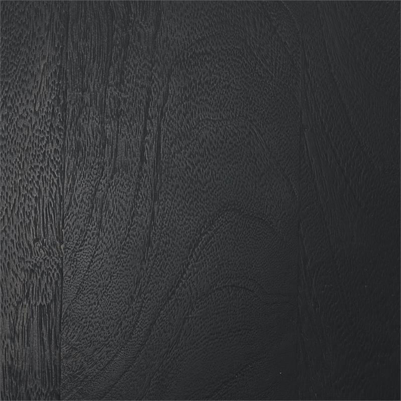 Cove Dark Brown Sculptural Open Side Table