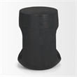 Cove Dark Brown Sculptural Open Side Table