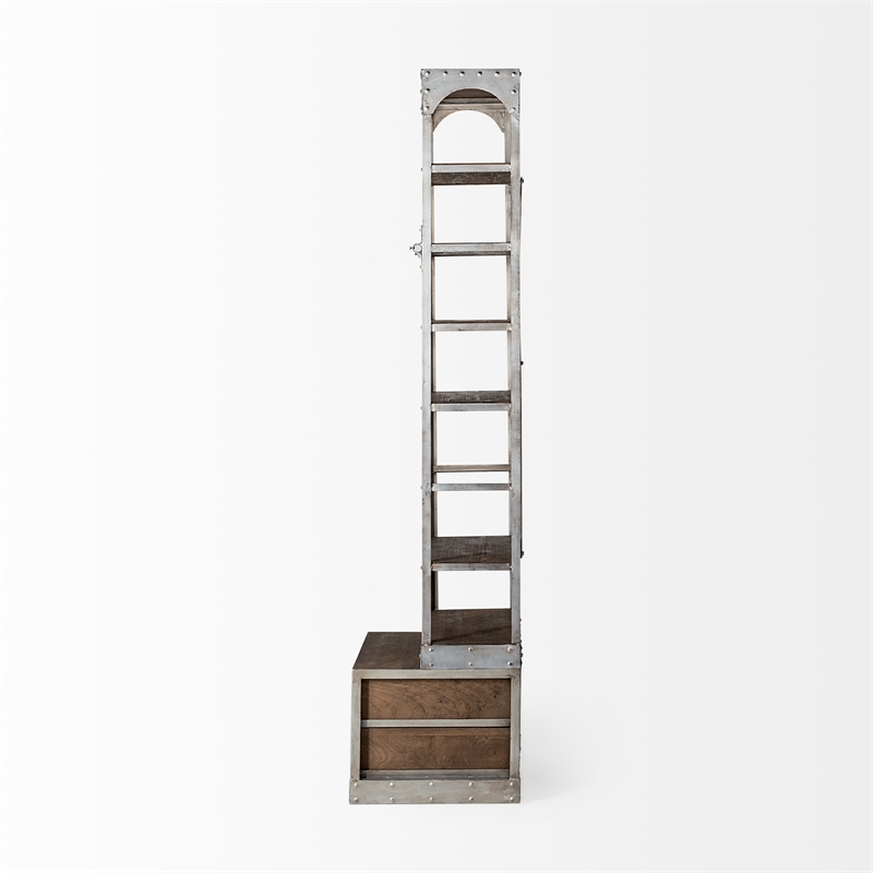 Brodie V Ladder Four Shelf Shelving Unit