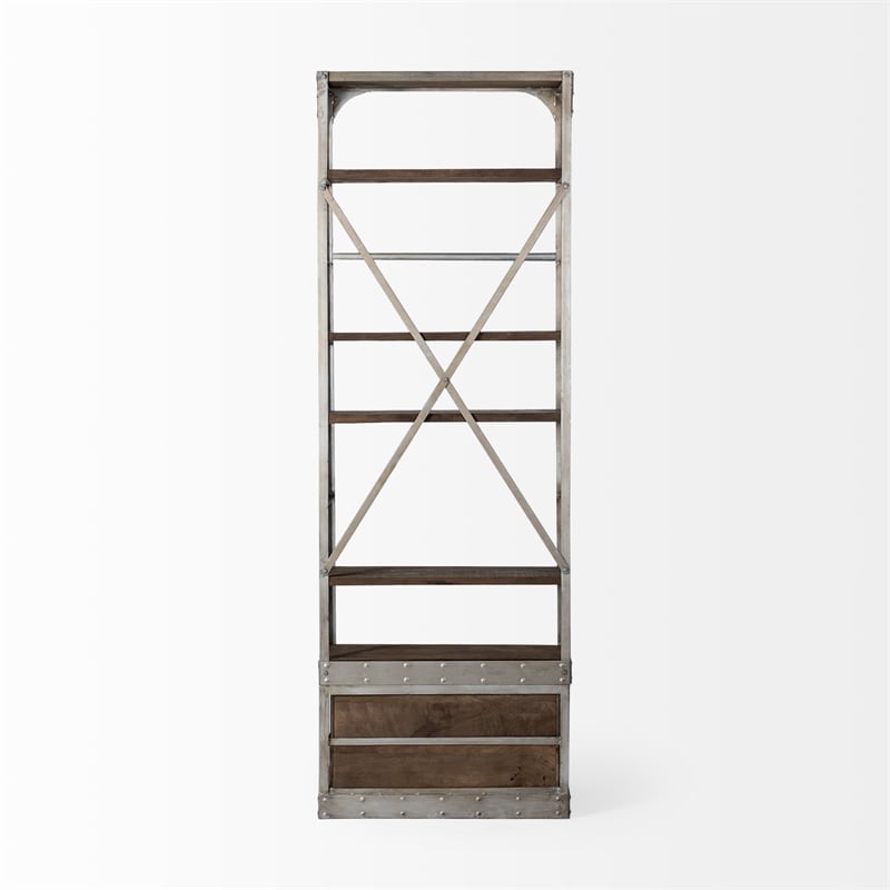 Brodie V Ladder Four Shelf Shelving Unit