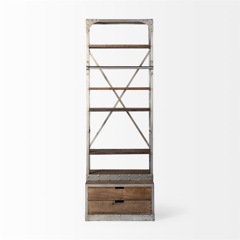 Brodie V Ladder Four Shelf Shelving Unit