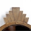 Caserta Oval metal wall mirror