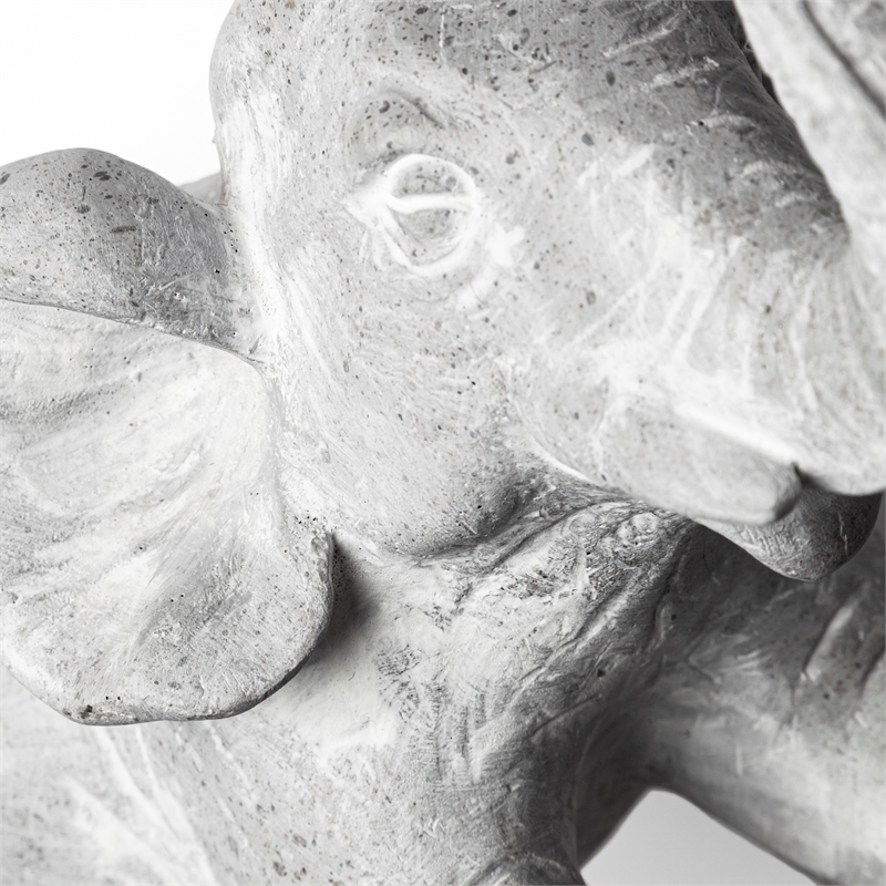 Maynard I Set of Grey Elephant Wall Decorations